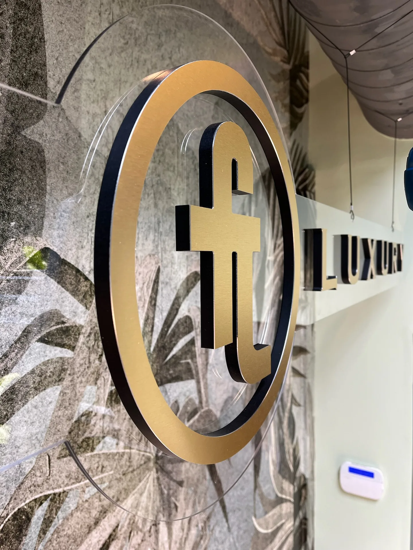 Laser Cut Acrylic Sign LA